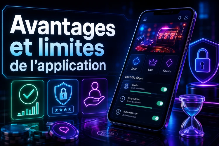 Avantages et limites de l'application