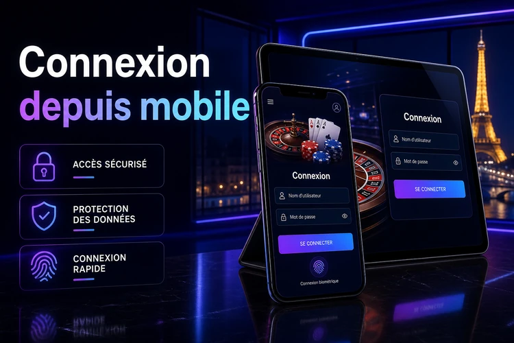 Connexion depuis mobile