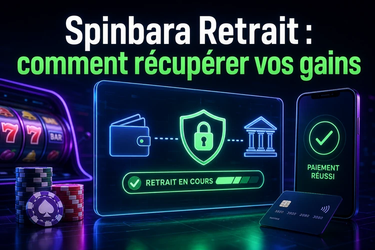 Spinbara Retrait: comment récupérer vos gains